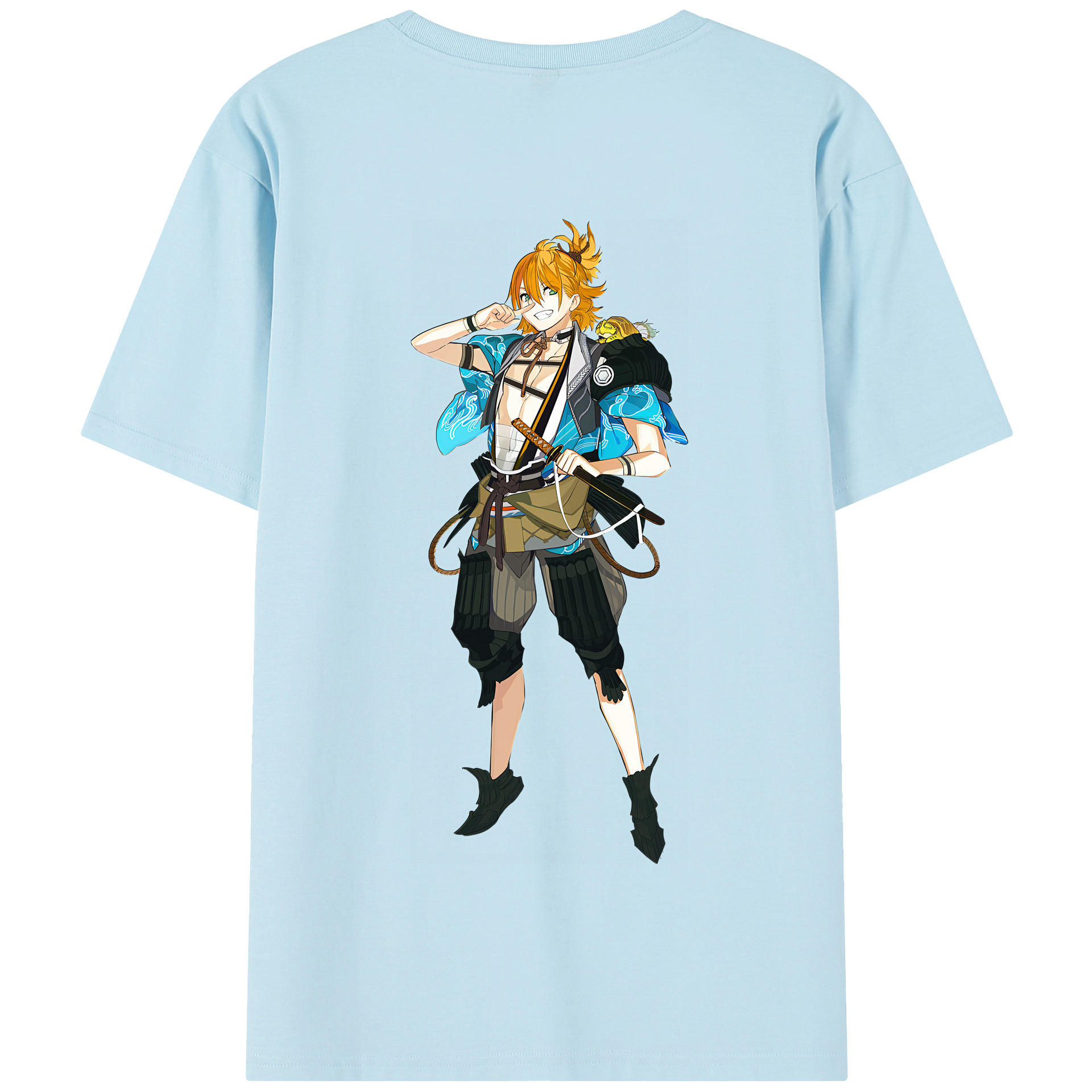 （画像用） 刀剣乱舞 Touken Ranbu 綿100％半袖Tシャツ（背面プリント）
